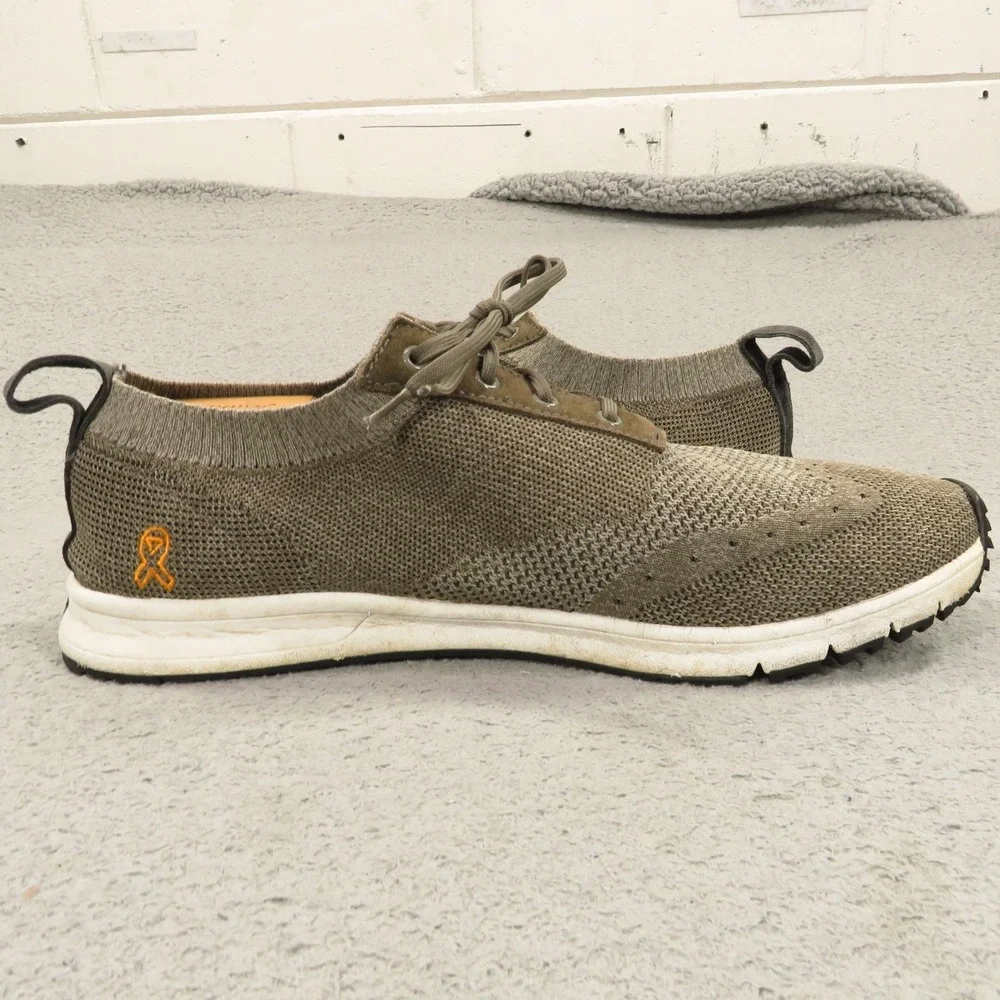 TRUE Linkswear All Day True Knit Golf Shoes Mens 13 Brown Green Spikeless